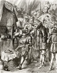 Illustrazione dopo J. Tenniel per la poesia 